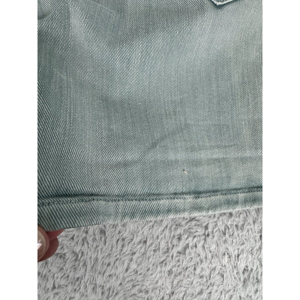 True Religion Womens Green Denim Shorts Sz 26 Cotton/Elastane NWT Made in Italy - Picture 13 of 16